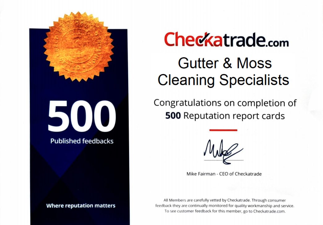 Check a trade certificate for over 500 published feedbacks