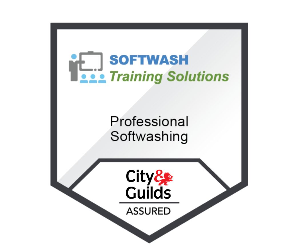 Certificate of soft wash training solutions assured by City & Guilds