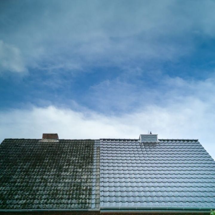 Roof cleaning in Yeovil